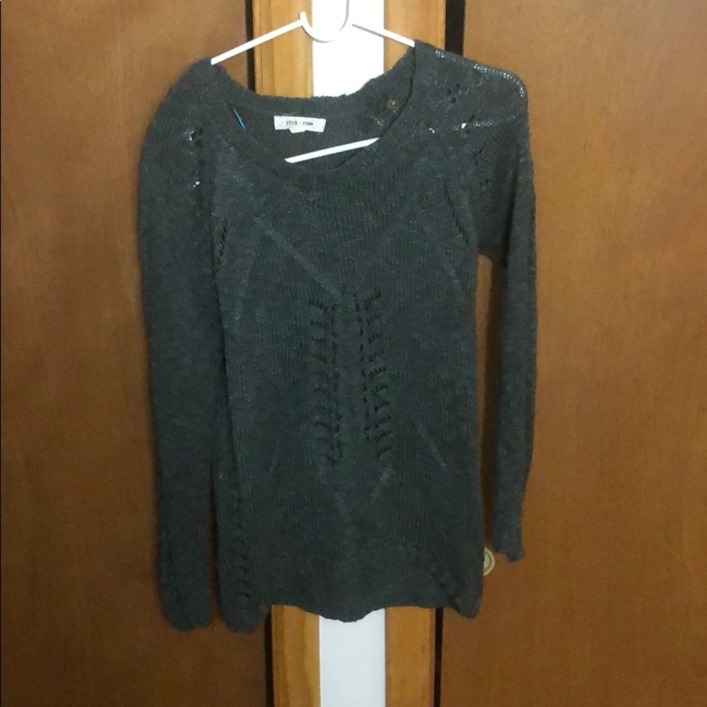 Distressed sweater